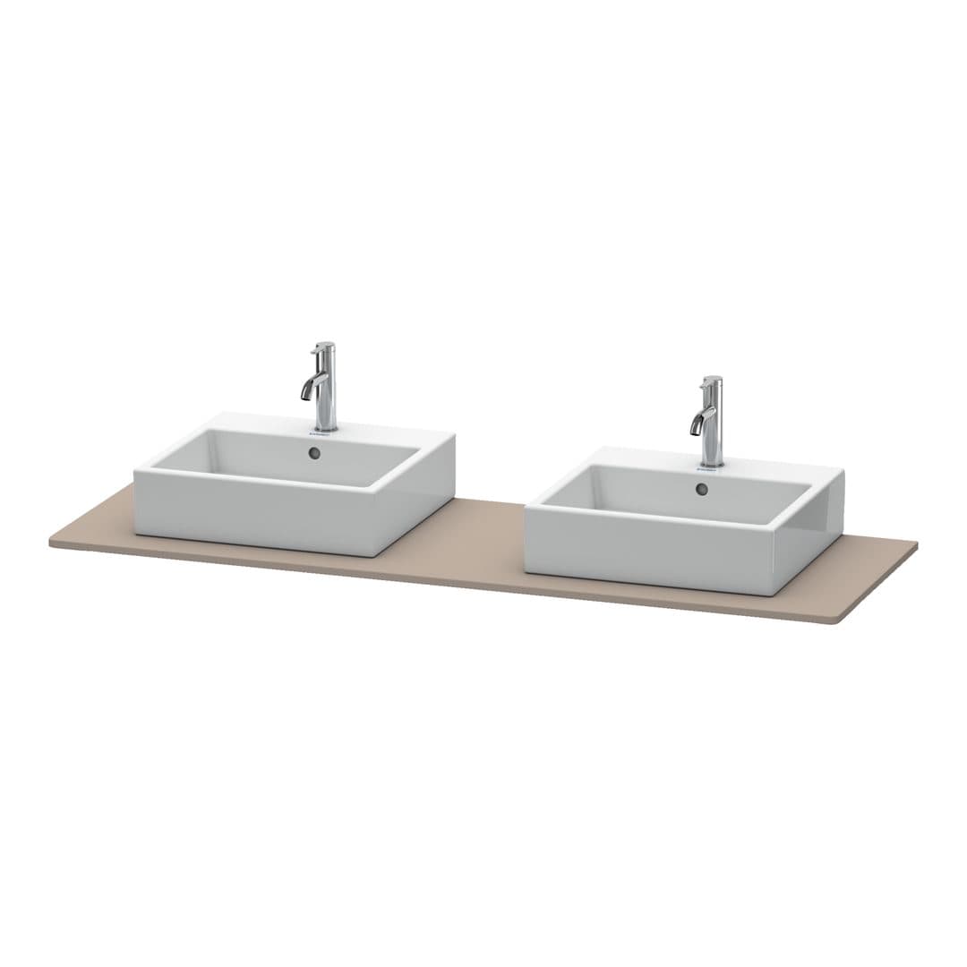 Duravit XSquare – Πάγκος Νιπτήρα – 1600 mm – Basalte Matt, Decor (XS063HB4343)