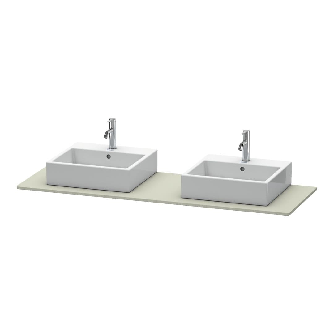 Duravit XSquare – Πάγκος Νιπτήρα – 1600 mm – Taupe Satin Matt, Lacquer (XS063HB6060)
