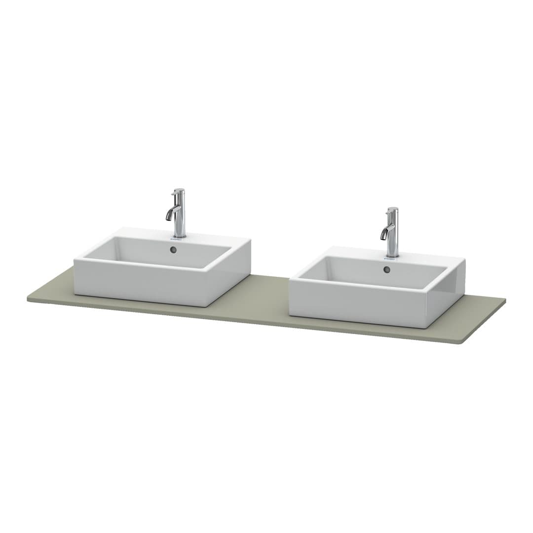 Duravit XSquare – Πάγκος Νιπτήρα – 1600 mm – Stone grey Satin Matt, Lacquer (XS063HB9292)