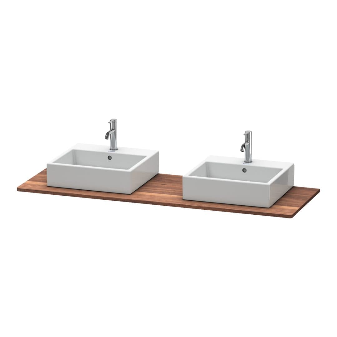 Duravit XSquare – Πάγκος Νιπτήρα – 1600 mm – American walnut Matt, Solid wood (XS064HB7777)