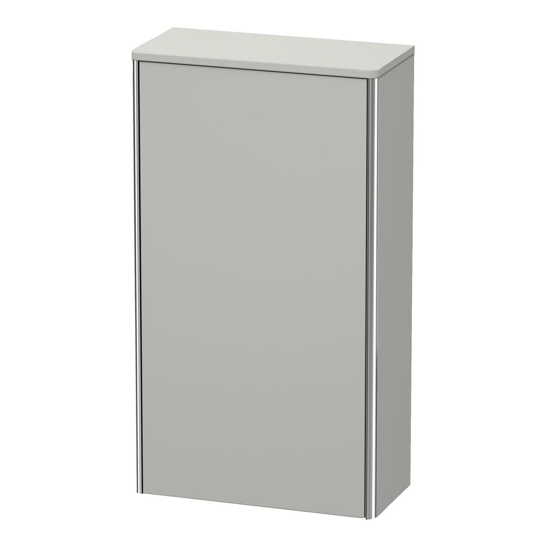 Duravit XSquare – Κολόνα Μπάνιου – 500 mm, μεσαία, 1 πόρτα, δεξιά – Concrete grey Matt, Decor (XS1303R0707)