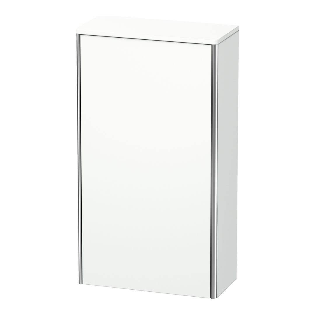 Duravit XSquare – Κολόνα Μπάνιου – 500 mm, μεσαία, 1 πόρτα, δεξιά, 500 x 236 x 896 mm – White Matt, Decor (XS1303R1818)
