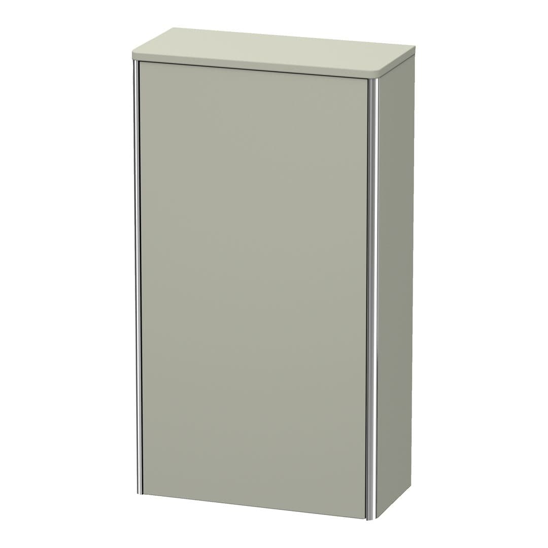 Duravit XSquare – Κολόνα Μπάνιου – 500 mm, μεσαία, 1 πόρτα, δεξιά – Taupe Satin Matt, Lacquer (XS1303R6060)