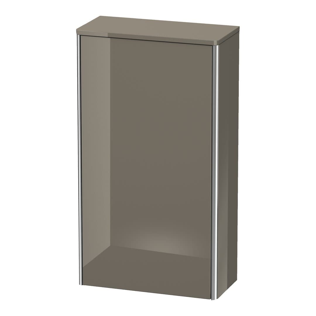 Duravit XSquare – Κολόνα Μπάνιου – 500 mm, μεσαία, 1 πόρτα, δεξιά, 500 x 236 x 896 mm – Flannel Grey High Gloss, Lacquer (XS1303R8989)