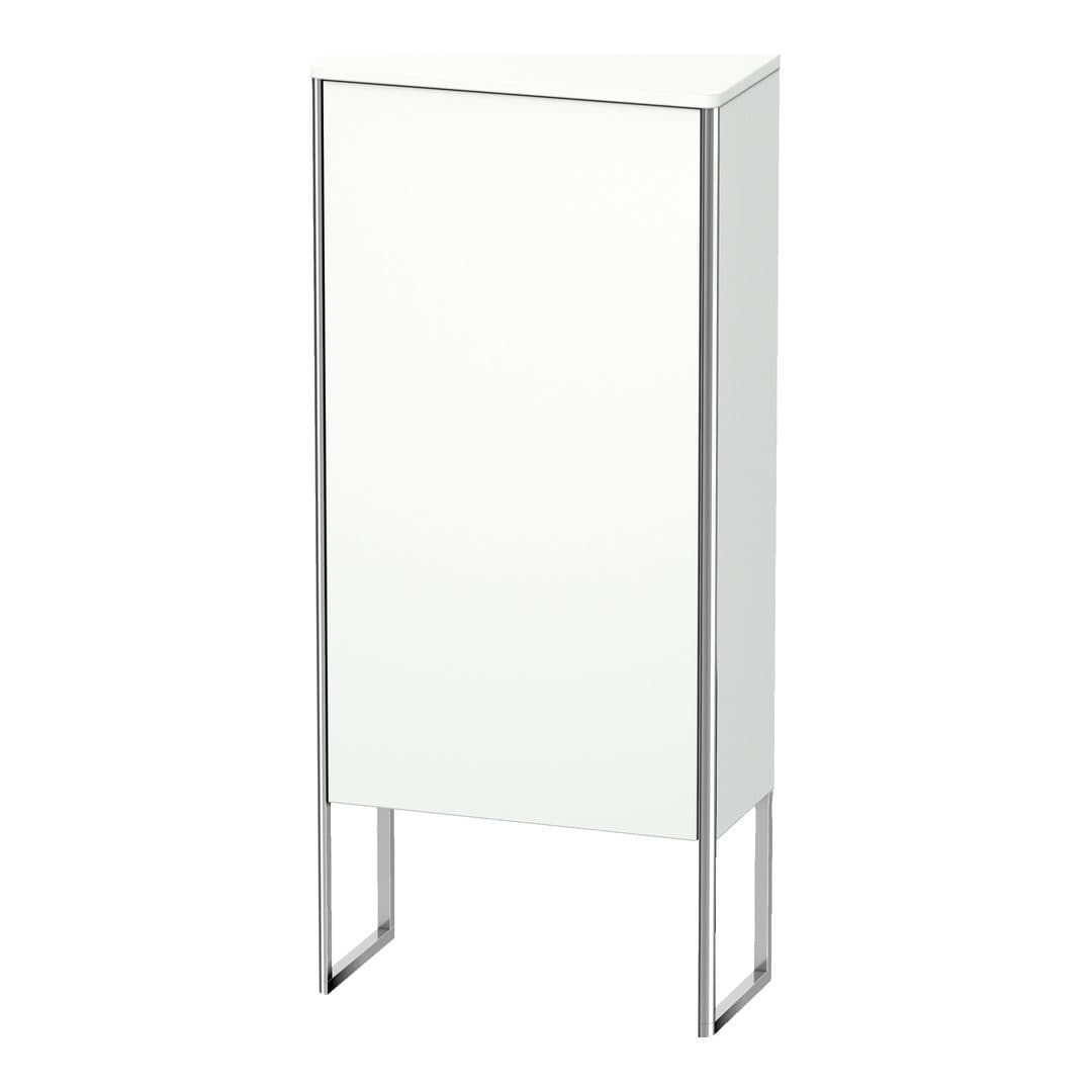 Duravit XSquare – Κολόνα Μπάνιου – 500 mm, μεσαία, 1 πόρτα, αριστερή, 500 x 236 x 1136 mm – White Matt, Decor (XS1304L1818)