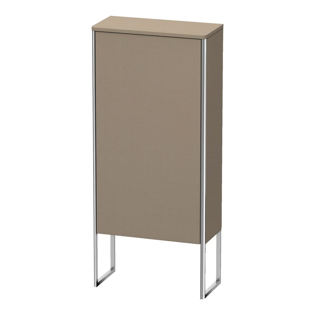 Duravit XSquare – Κολόνα Μπάνιου – 500 mm, μεσαία, 1 πόρτα, αριστερή – Linen Matt, Decor (XS1304L7575)