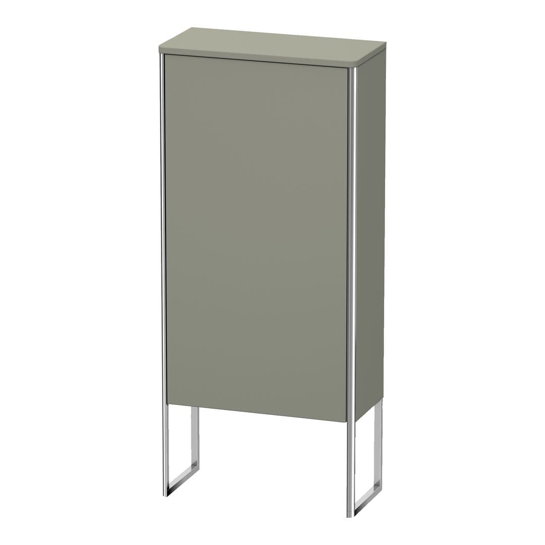 Duravit XSquare – Κολόνα Μπάνιου – 500 mm, μεσαία, 1 πόρτα, αριστερή, 500 x 236 x 1136 mm – Stone grey Satin Matt, Lacquer (XS1304L9292)