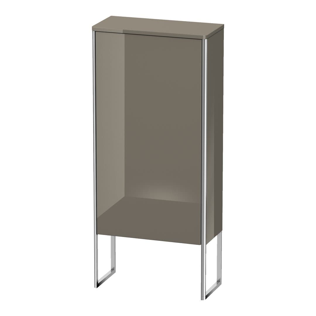 Duravit XSquare – Κολόνα Μπάνιου – 500 mm, μεσαία, 1 πόρτα, δεξιά, 500 x 236 x 1136 mm – Flannel Grey High Gloss, Lacquer (XS1304R8989)