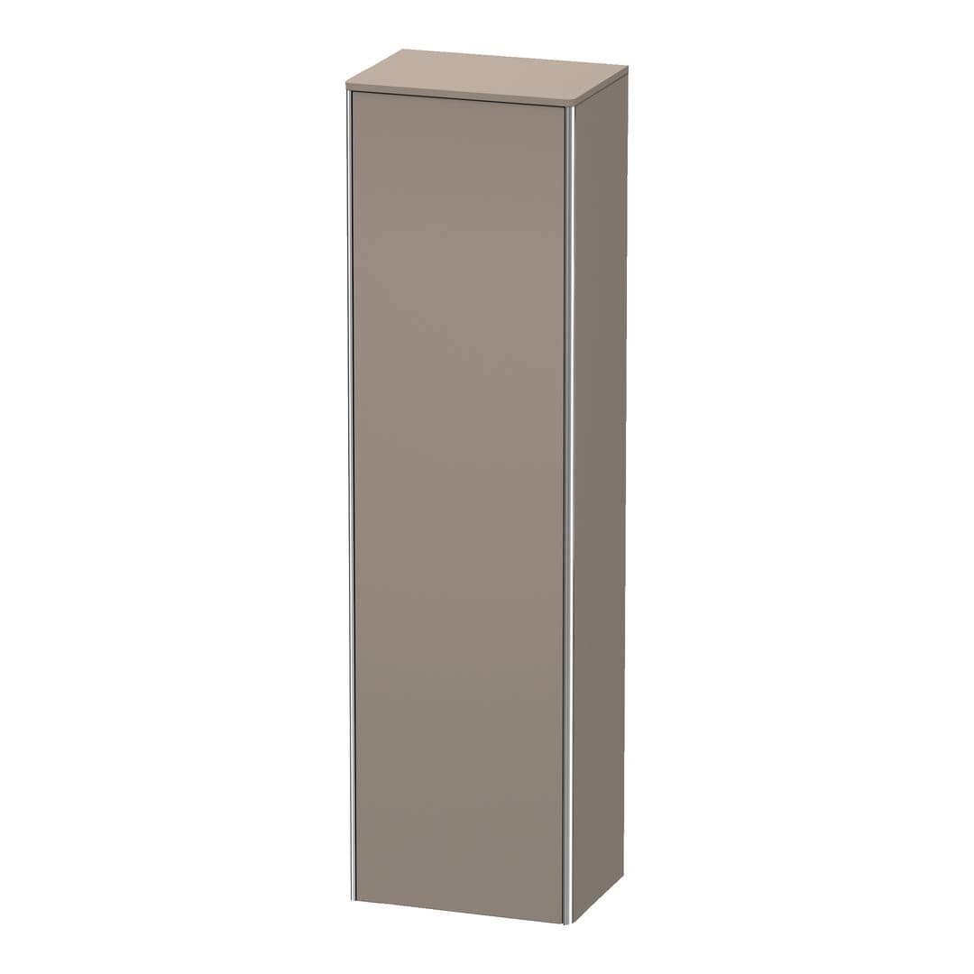 Duravit XSquare – Κολόνα Μπάνιου – 500 mm, 1 πόρτα, δεξιά, 500 x 356 x 1776 mm – Basalte Matt, Decor (XS1313R4343)