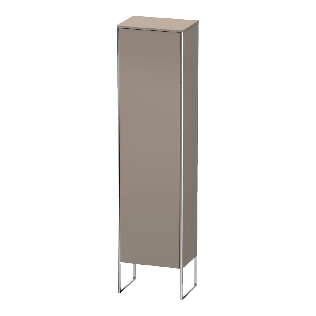 Duravit XSquare – Κολόνα Μπάνιου – 500 mm, 1 πόρτα, δεξιά, 500 x 356 x 2016 mm – Basalte Matt, Decor (XS1314R4343)
