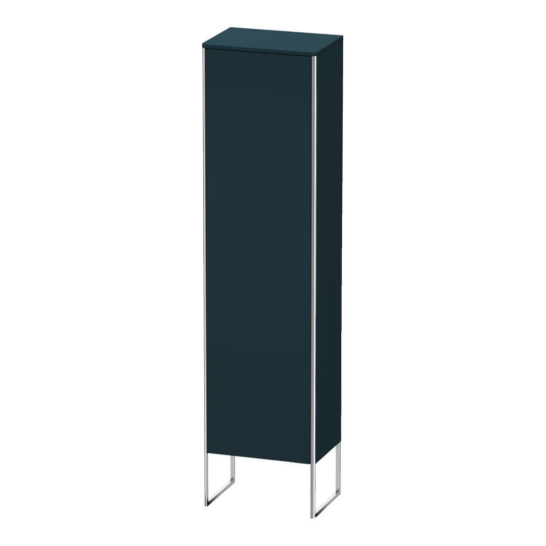 Duravit XSquare – Κολόνα Μπάνιου – 500 mm, 1 πόρτα, δεξιά – Night blue Satin Matt, Lacquer (XS1314R9898)