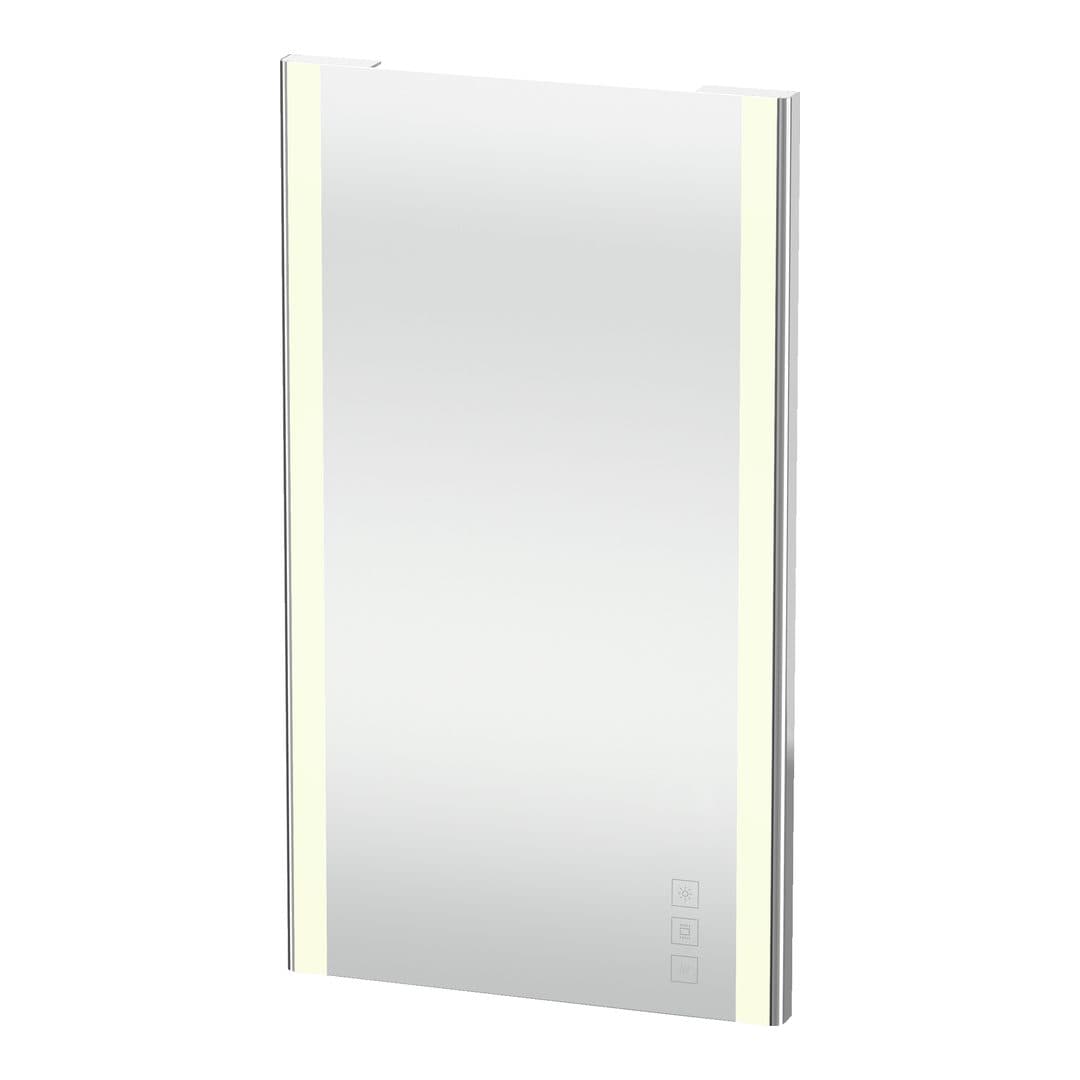 Duravit XSquare – Καθρέπτης Μπάνιου – 450×800 mm, με φωτισμό LED, έκδοση Premium – Chrome High Gloss (XS7010000006000)