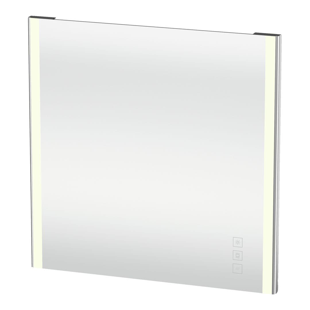 Duravit XSquare – Καθρέπτης Μπάνιου – 800×800 mm, με φωτισμό LED – Chrome High Gloss (XS7012000000000)