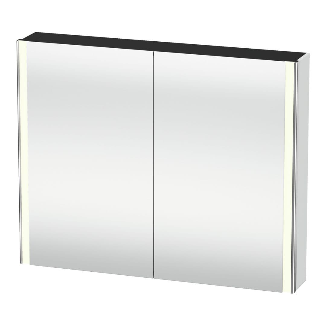Duravit XSquare – Καθρέπτης Μπάνιου – 1000×800 mm, καθρεπτοντούλαπο, 2 πόρτες, με φωτισμό LED – White (XS7113018186000)