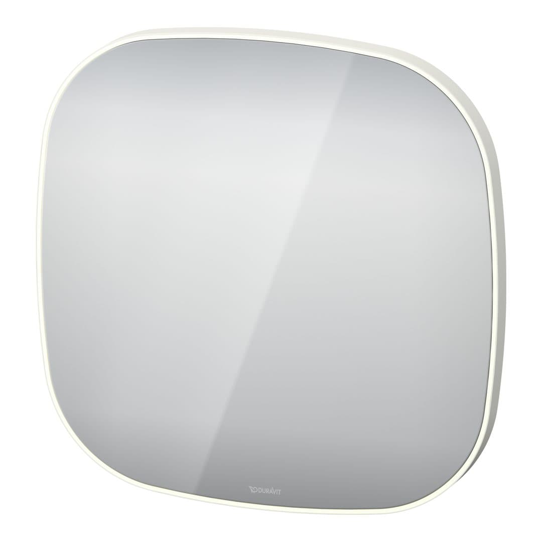 Duravit Zencha – Καθρέπτης Μπάνιου – 700×700 mm, με φωτισμό LED, έκδοση Sensor – White aluminum Matt (ZE7056000000100)