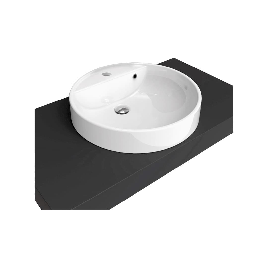 Flaminia TWIN SET 52 – Νιπτήρας Ένθετος – White Glossy (5055)
