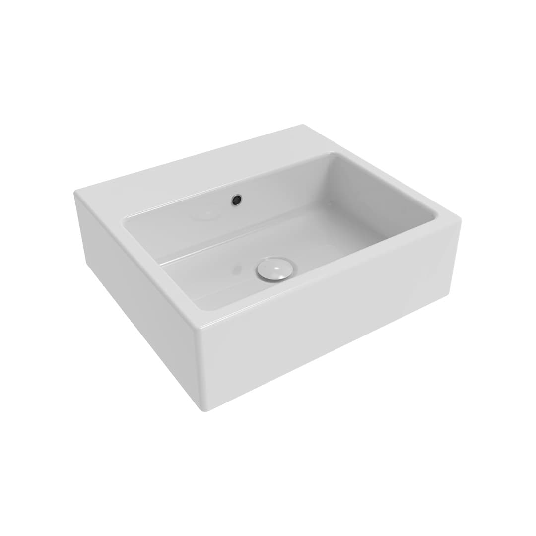 Flaminia ACQUALIGHT – Νιπτήρας Επικαθήμενος – White Glossy (5058)