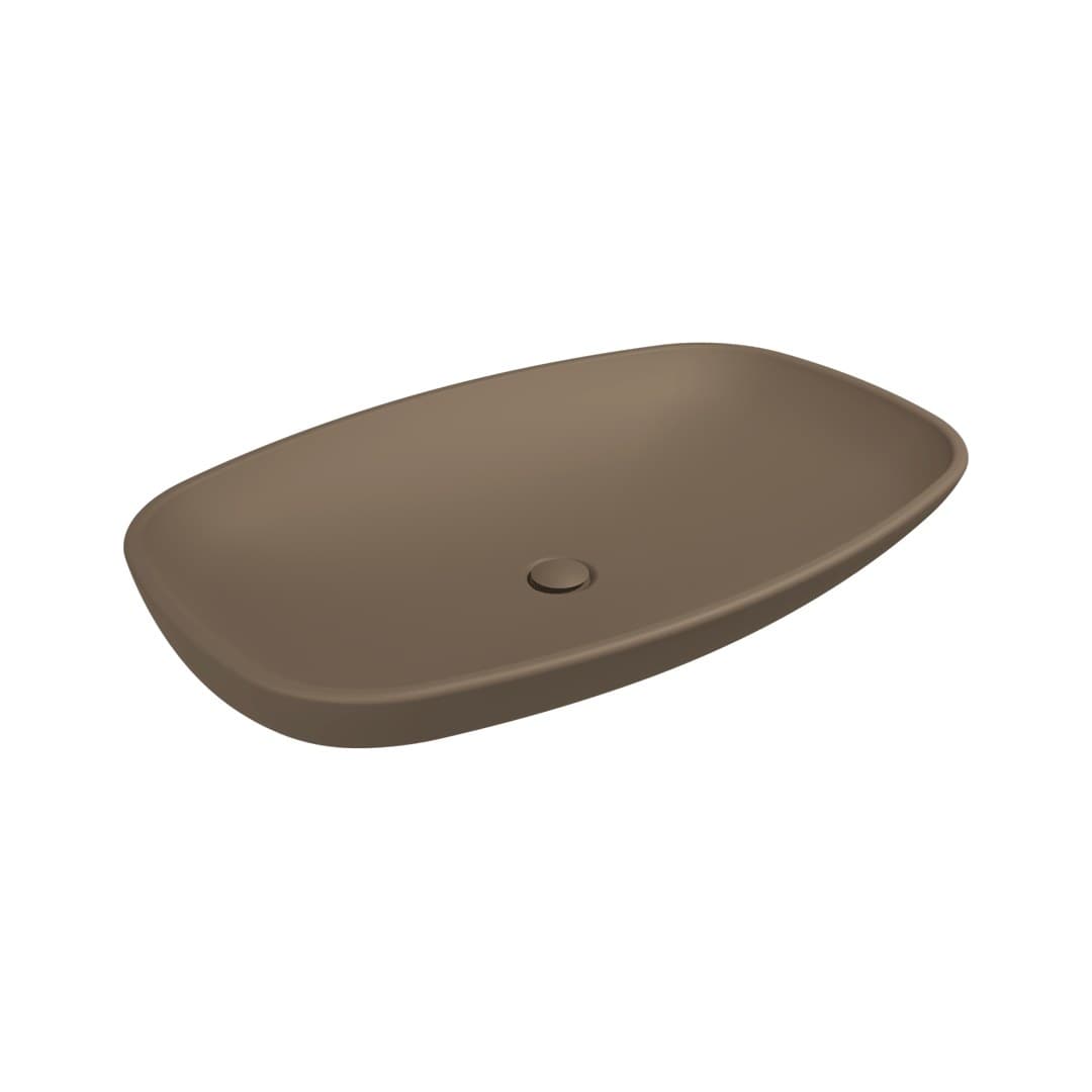 Flaminia NUDA 85 – Νιπτήρας Επικαθήμενος – Countertop – wall hung basin – Fango Matt (5080FAN)