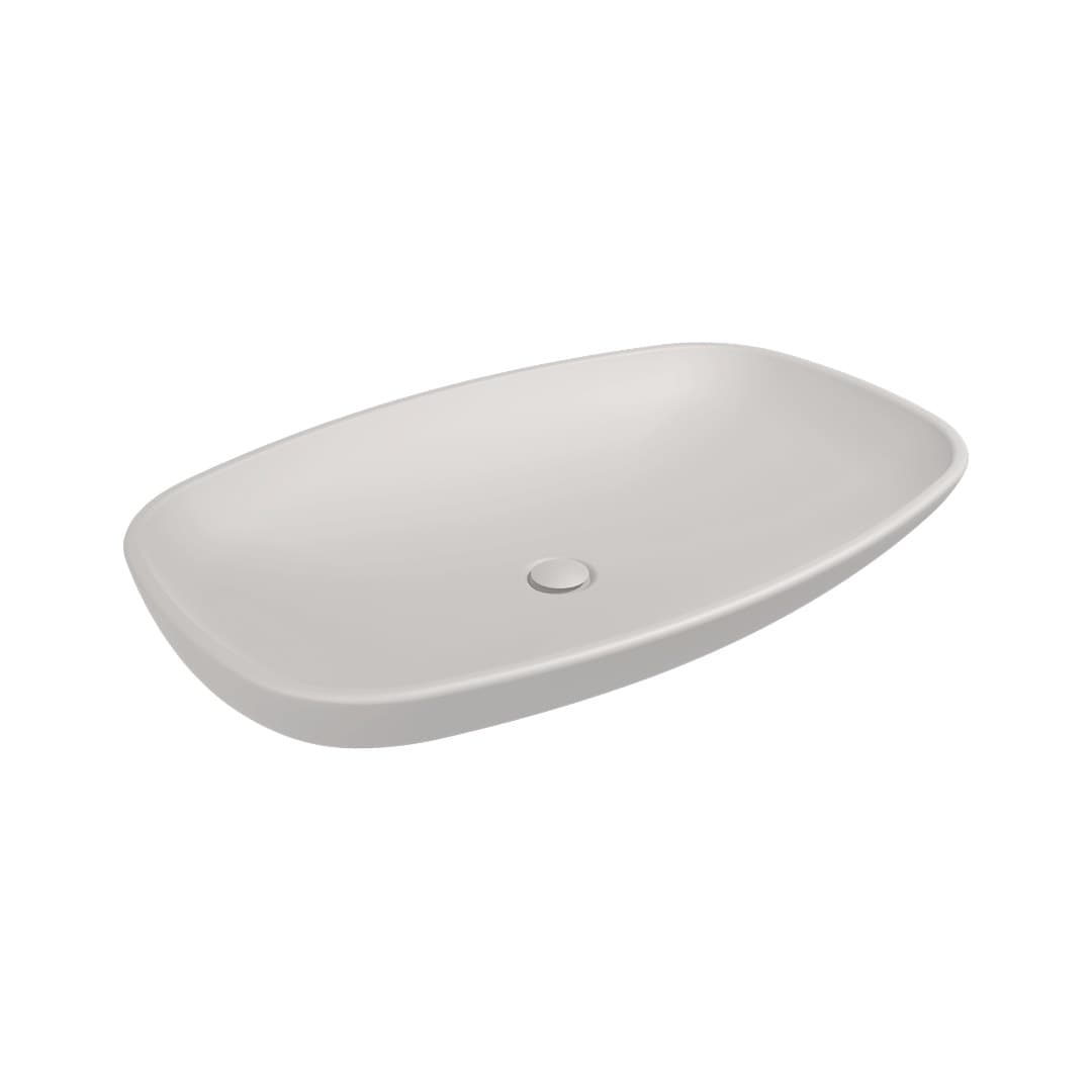 Flaminia NUDA 85 – Νιπτήρας Επικαθήμενος – Countertop – wall hung basin – Latte Matt (5080LAT)