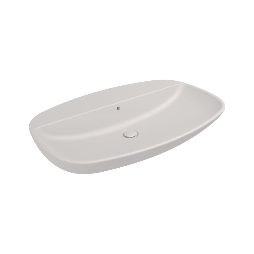 Flaminia NUDA 85 – Νιπτήρας Επικαθήμενος – Countertop – wall hung with tap ledge – Latte Matt (5081LAT)