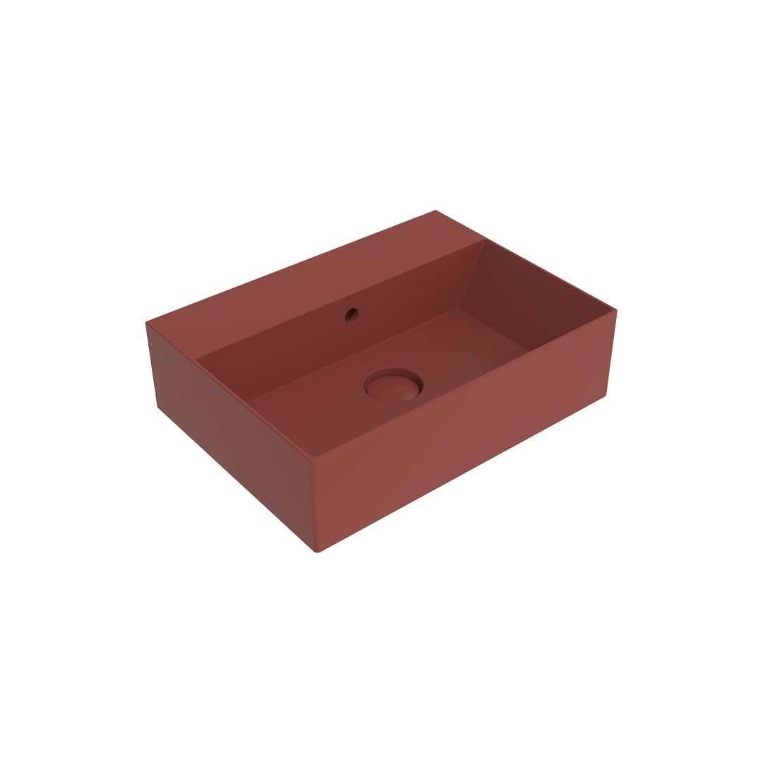 Flaminia APPLIGHT 50 – Νιπτήρας Επικαθήμενος – Countertop – wall hung basin – cm 50×37 – Uva Matt (AP5037UV)