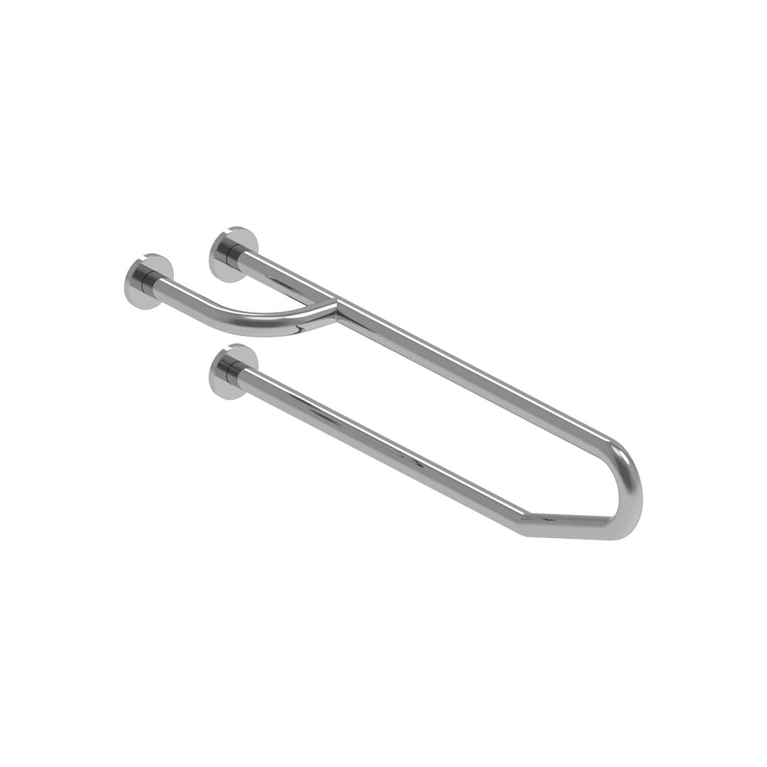 Flaminia APP SOLUTION – Χειρολαβή Ασφαλείας – Supporting bar with prop – Chrome (D4CR)
