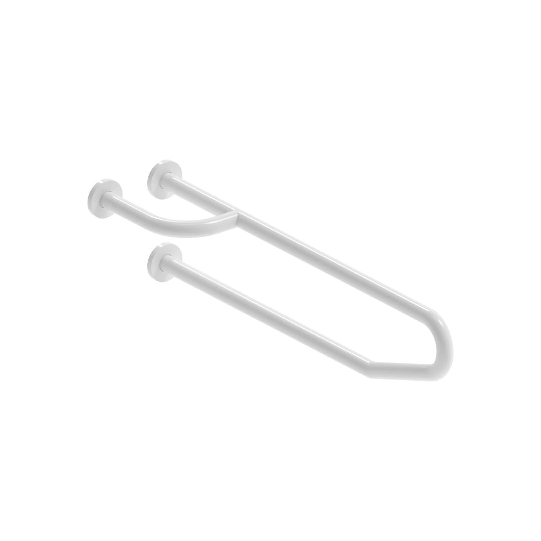 Flaminia APP SOLUTION – Χειρολαβή Ασφαλείας – Supporting bar with prop – White Glossy (D4)