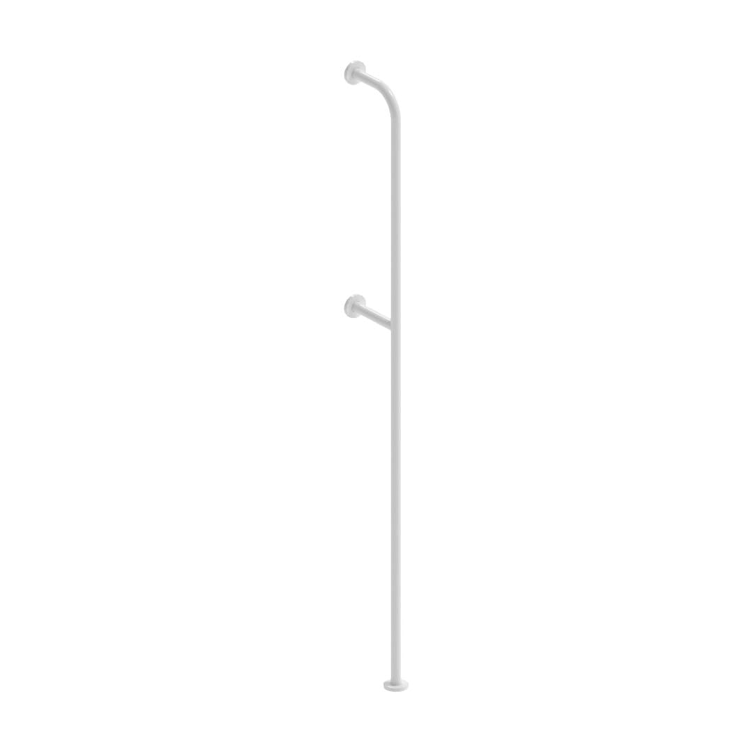 Flaminia APP SOLUTION – Χειρολαβή Ασφαλείας – Vertical support handle – White Glossy (D8)