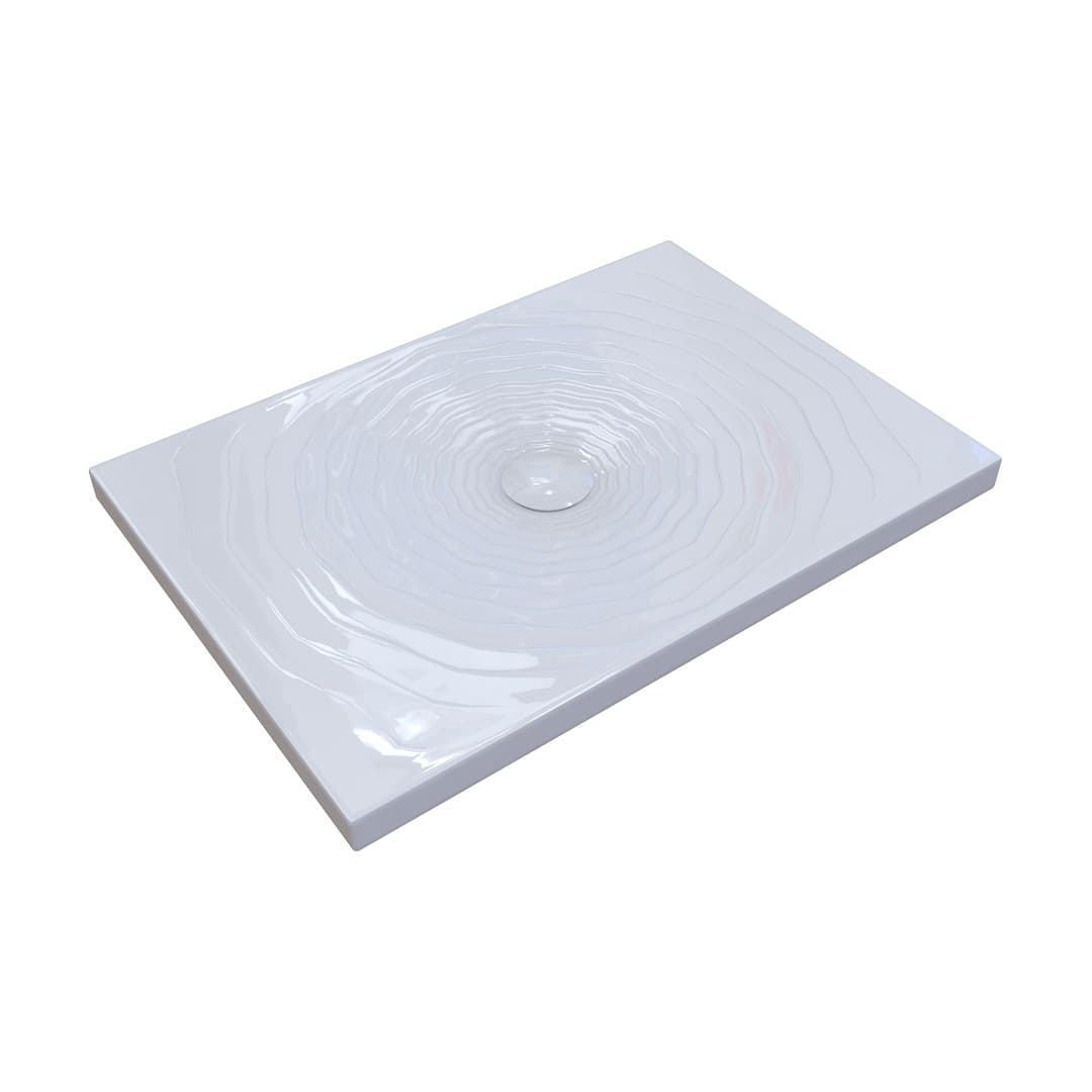 Flaminia WATER DROP – Ντουζιέρα – Shower tray 70×100 – White Glossy (DR100)