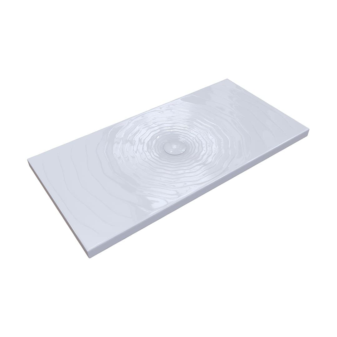 Flaminia WATER DROP – Ντουζιέρα – Shower tray 70×140 – White Glossy (DR70)
