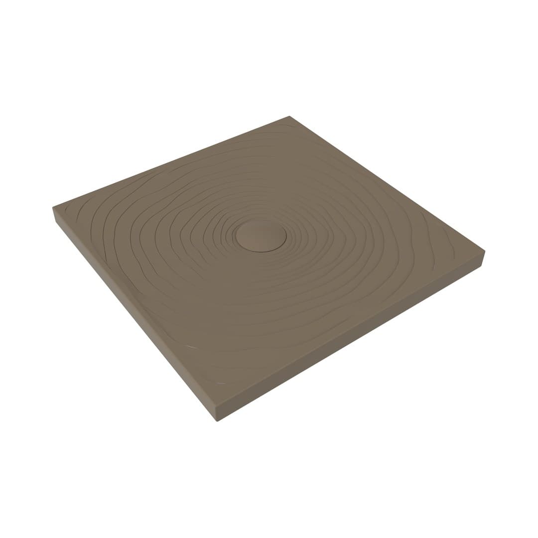 Flaminia WATER DROP – Ντουζιέρα – Shower tray 80×80 – Fango Matt (DR80FAN)