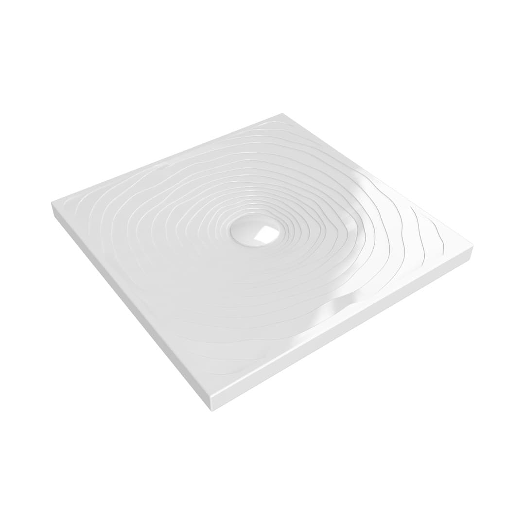 Flaminia WATER DROP – Ντουζιέρα – Shower tray 80×80 – White Glossy (DR80)