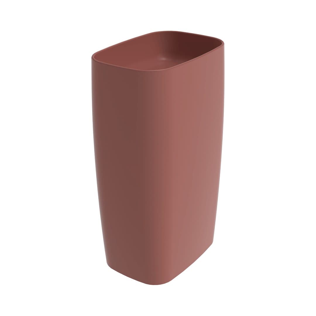 Flaminia MONOFLAG – Νιπτήρας Επιδαπέδιος – Freestanding column-basin – floor drain – Uva Matt (FG52CUV)