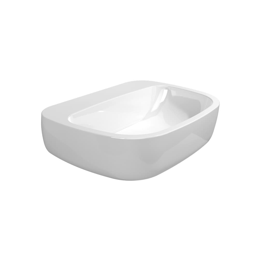 Flaminia MONÒ 64 – Νιπτήρας Επικαθήμενος – White Glossy (MN64L)