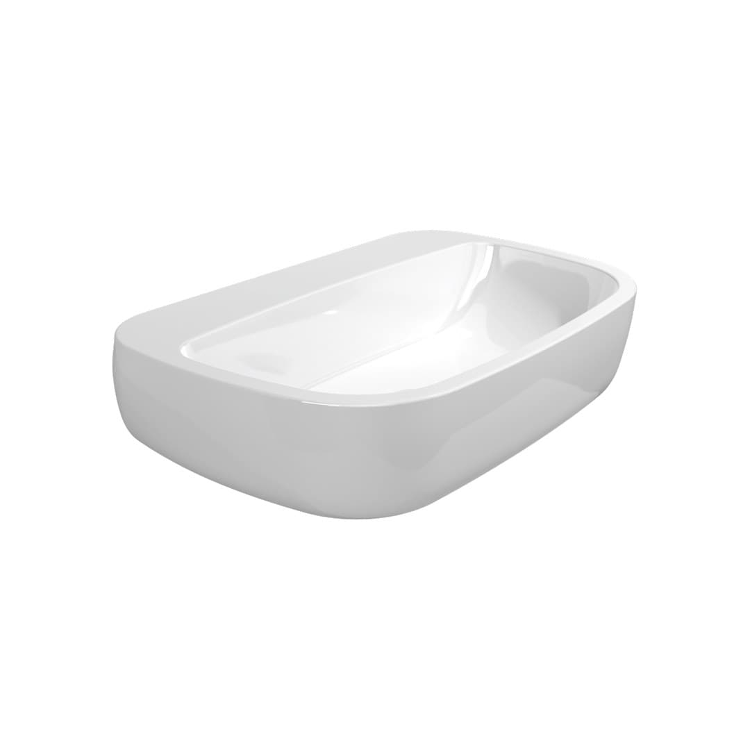 Flaminia MONÒ 74 – Νιπτήρας Επικαθήμενος – White Glossy (MN74L)