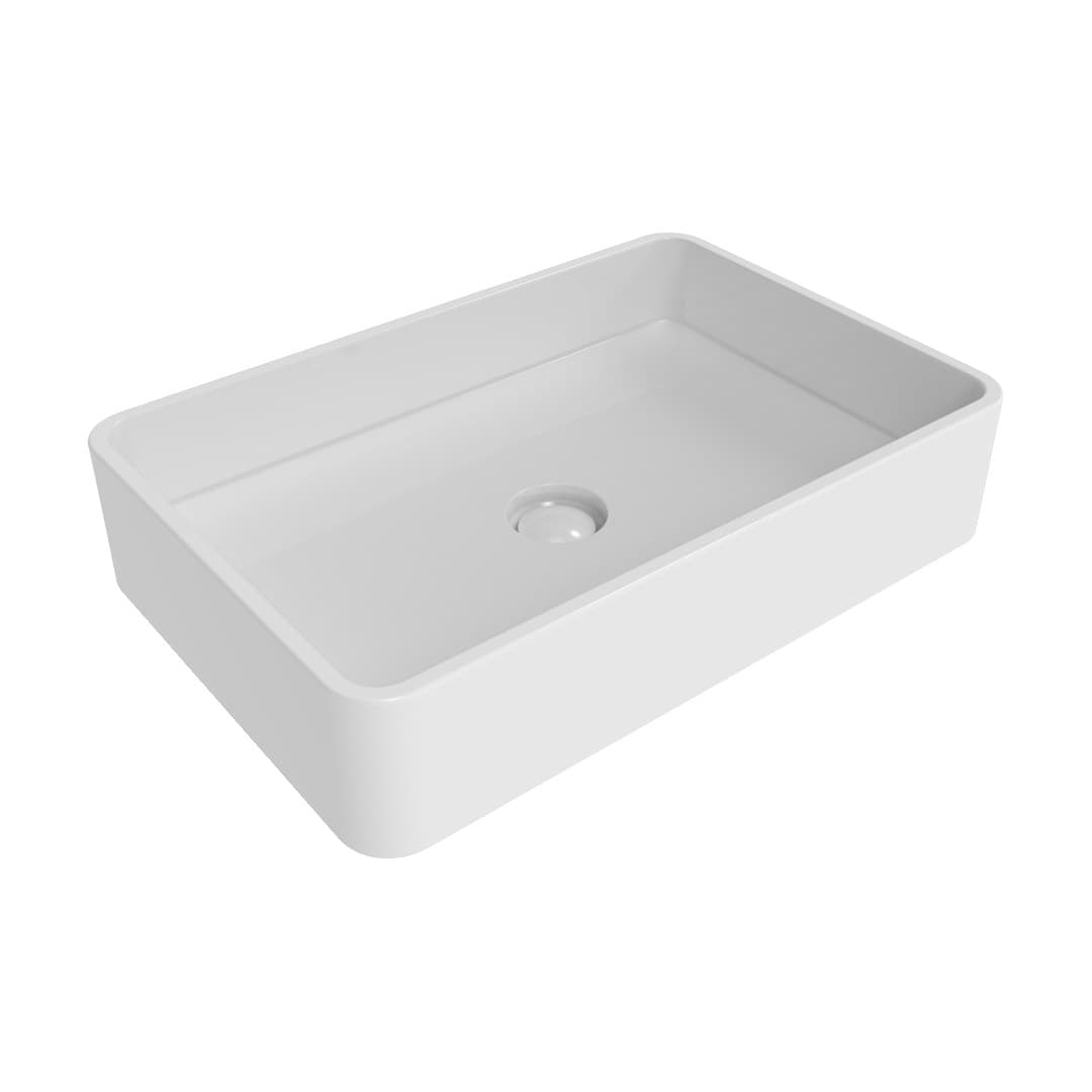 Flaminia MINIWASH 60 – Νιπτήρας Επικαθήμενος – Countertop or wall hung by fixing brackets basin – White Glossy (MWL60)