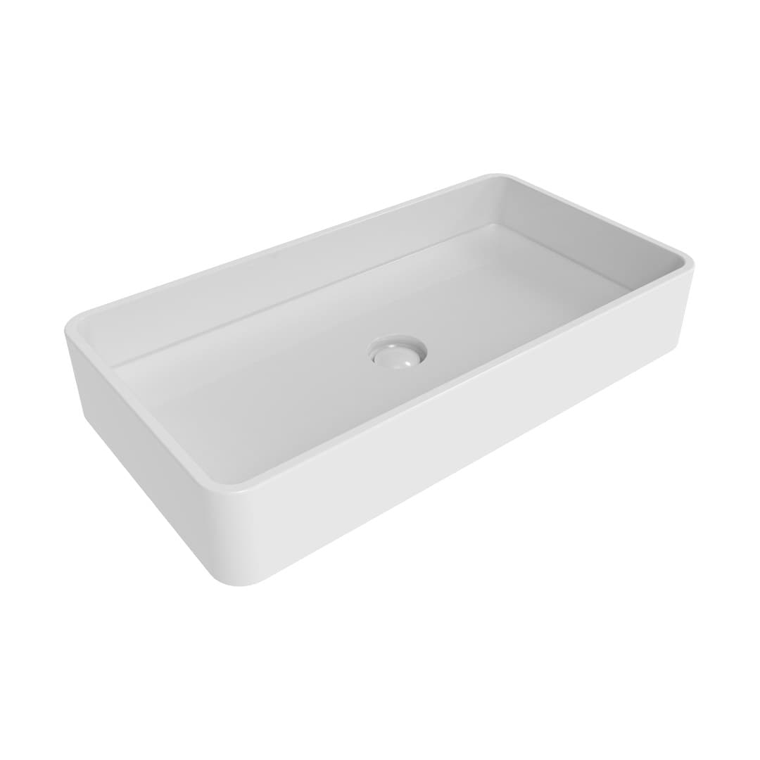 Flaminia MINIWASH 75 – Νιπτήρας Επικαθήμενος – Countertop or wall hung by fixing brackets basin – White Glossy (MWL75)