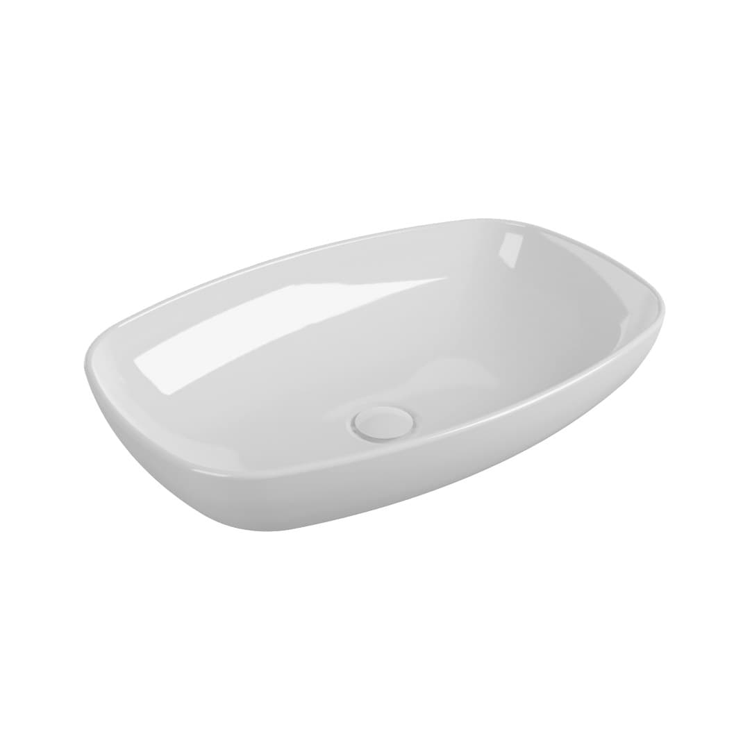 Flaminia NUDASLIM 60 – Νιπτήρας Επικαθήμενος – Countertop basin – White Glossy (ND60A)
