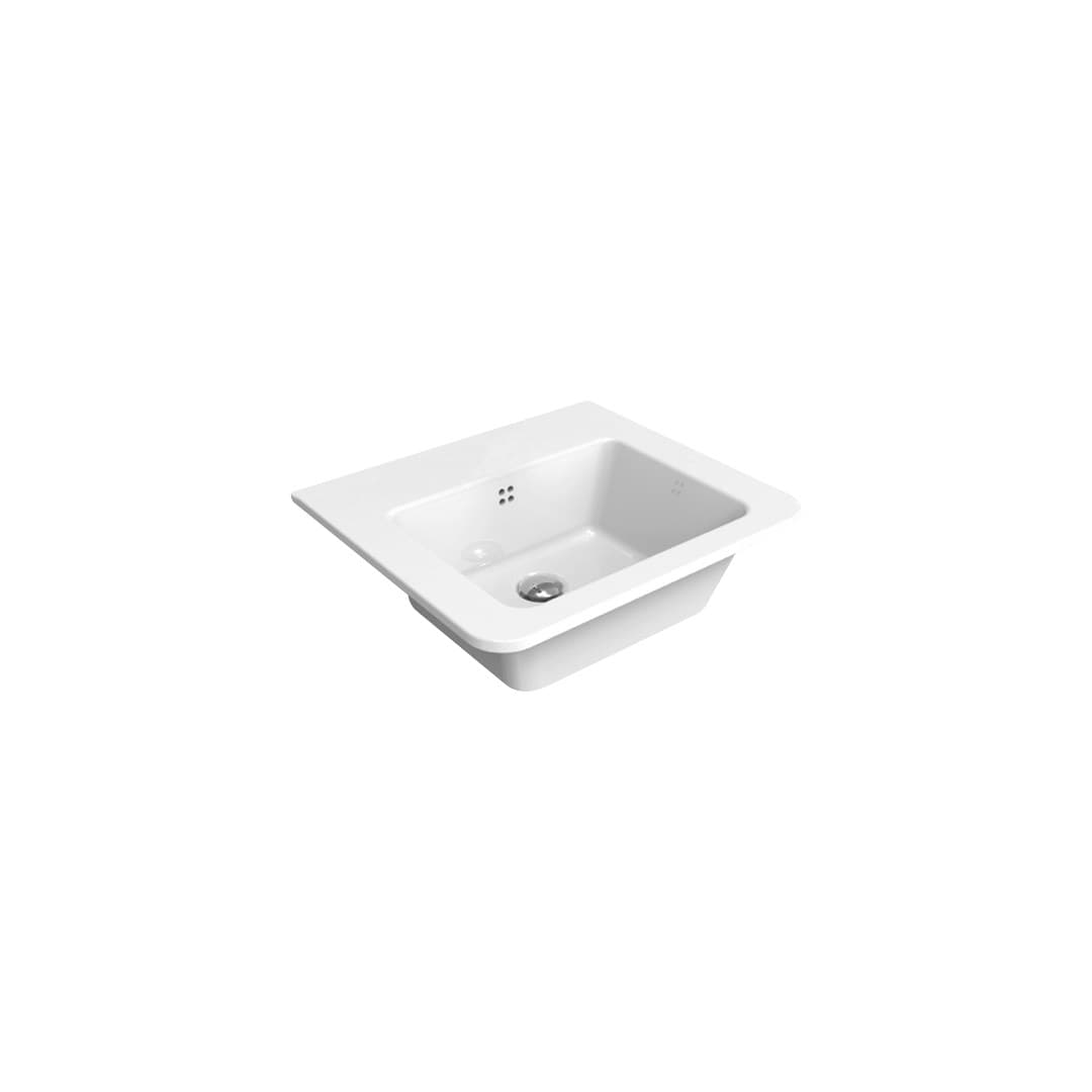 Flaminia VOLO 52 – Νιπτήρας Επικαθήμενος – White Glossy (VL52L)