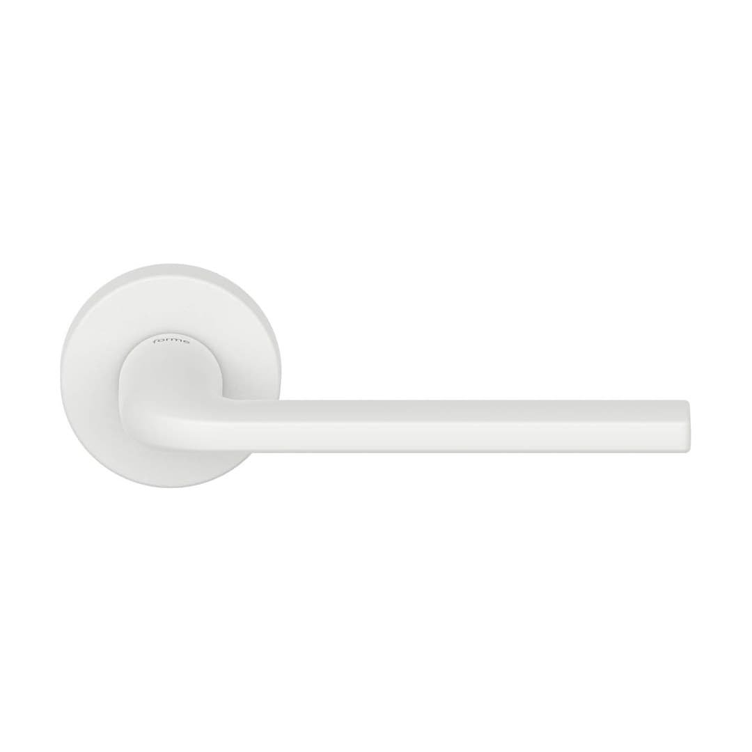 Forme Milly – Πόμολο Πόρτας Ροζέτα – Round rosette Fixa – Matt White (A133-RFXT0-B31)