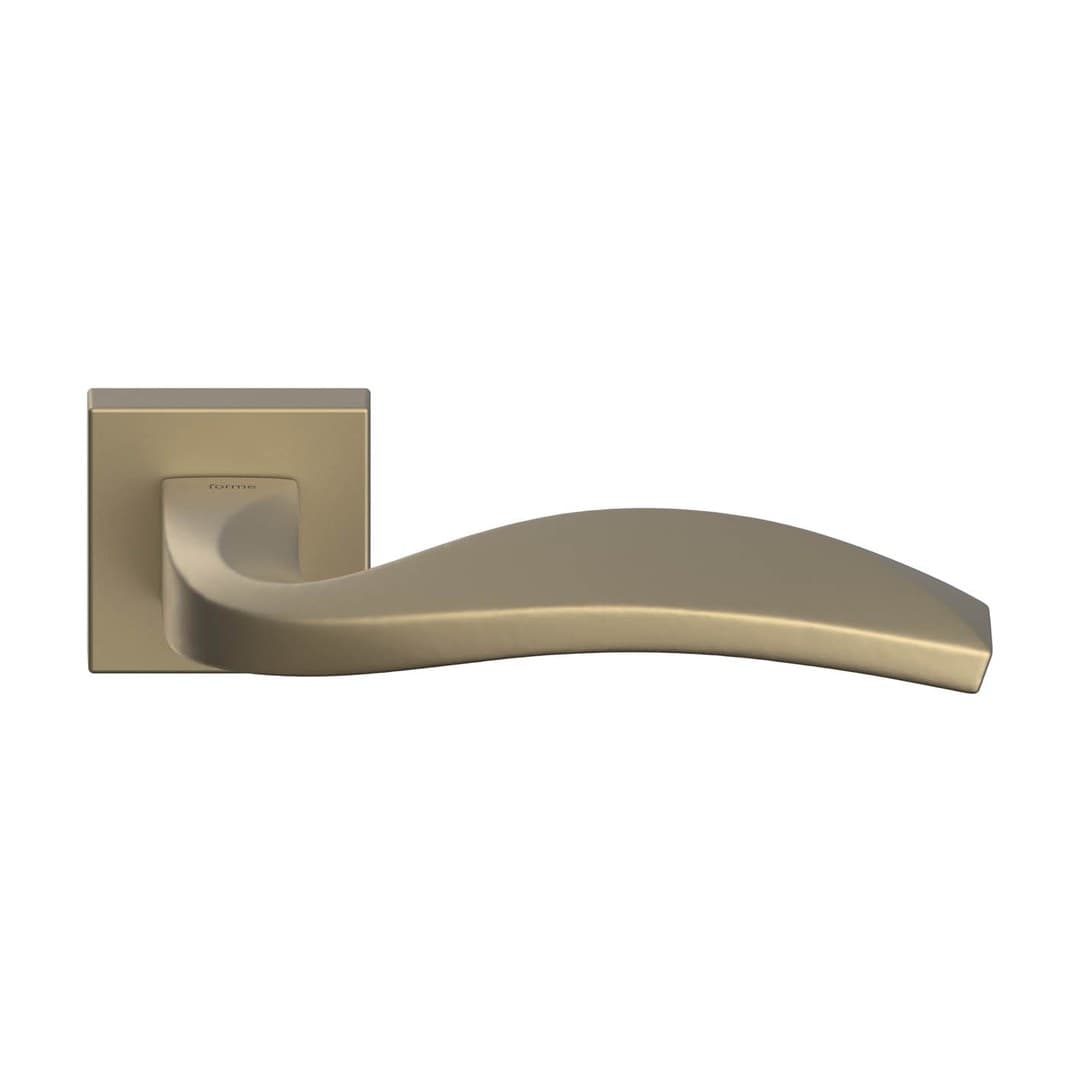 Forme Diana – Πόμολο Πόρτας Ροζέτα – Square rosette Fixa – Brassed Satin Matt (A177-RFXQ0-S02)