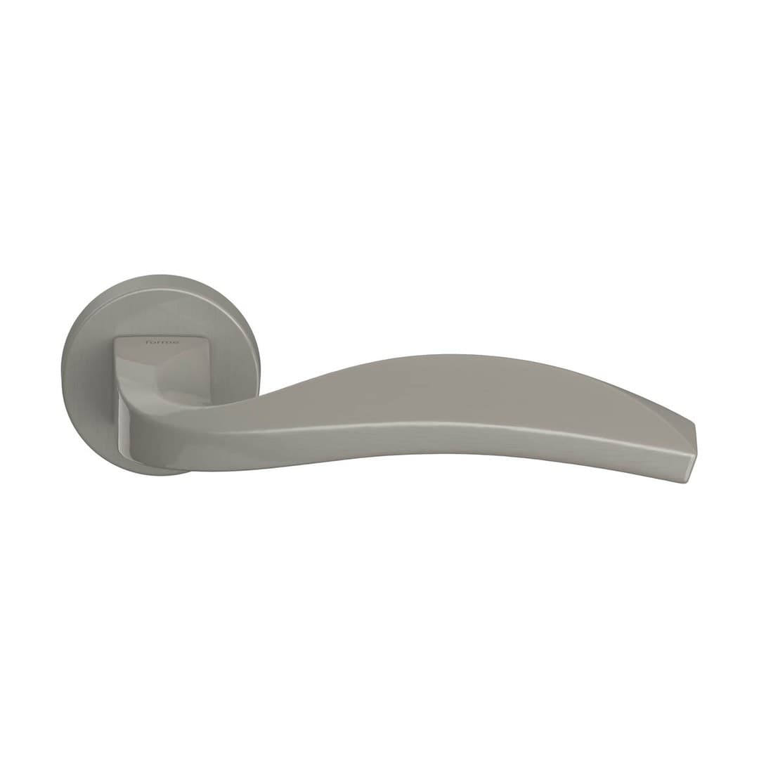 Forme Diana – Πόμολο Πόρτας Ροζέτα – Round rosette Fixa – Satin Nickel (A177-RFXT0-N02)