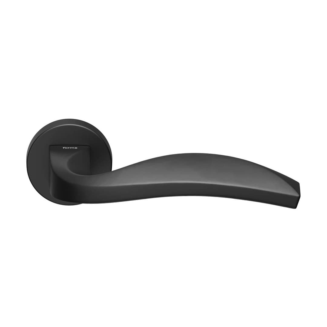Forme Diana – Πόμολο Πόρτας Ροζέτα – Round rosette Fixa – Matt Black (A177-RFXT0-N52)