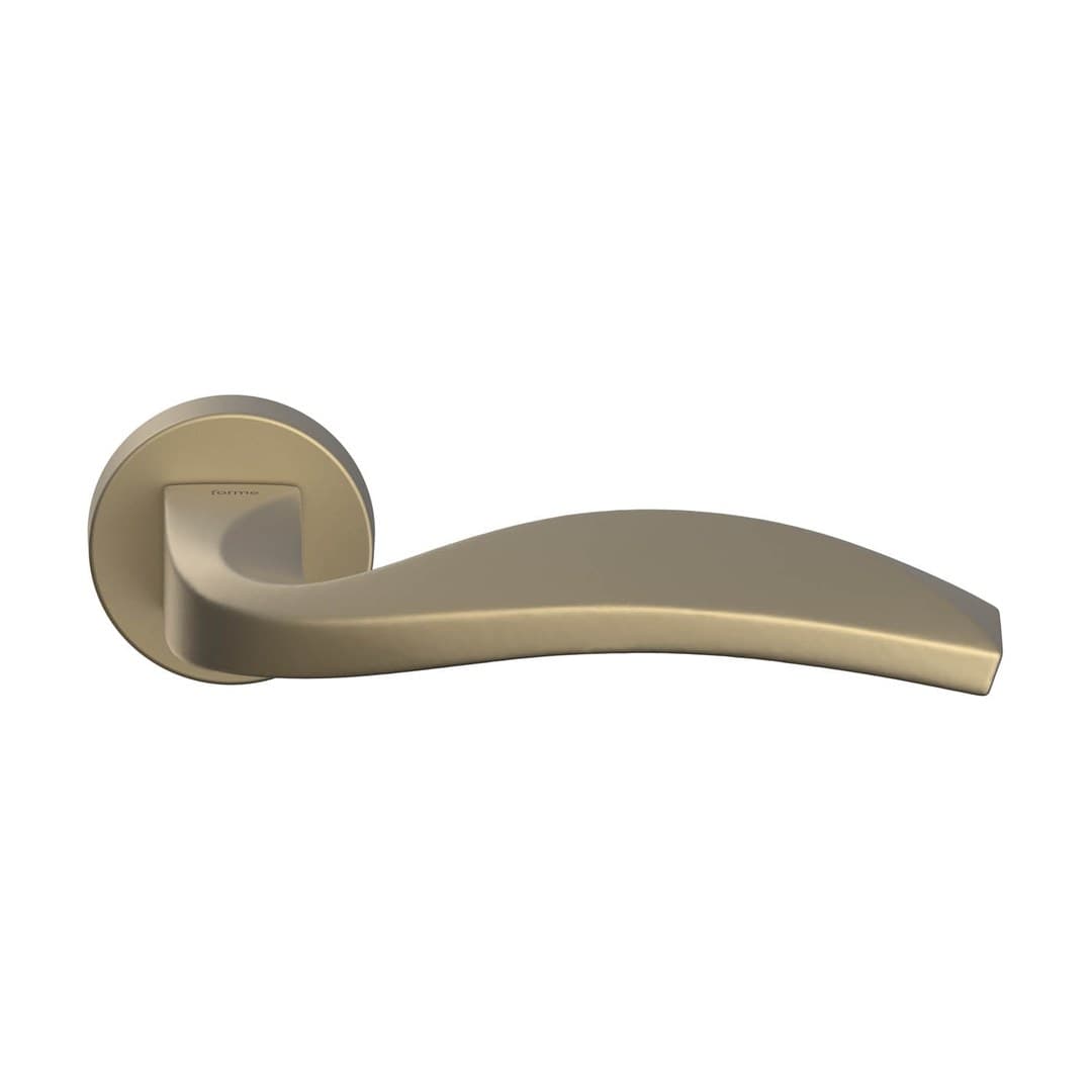 Forme Diana – Πόμολο Πόρτας Ροζέτα – Round rosette Fixa – Brassed Satin Matt (A177-RFXT0-S02)