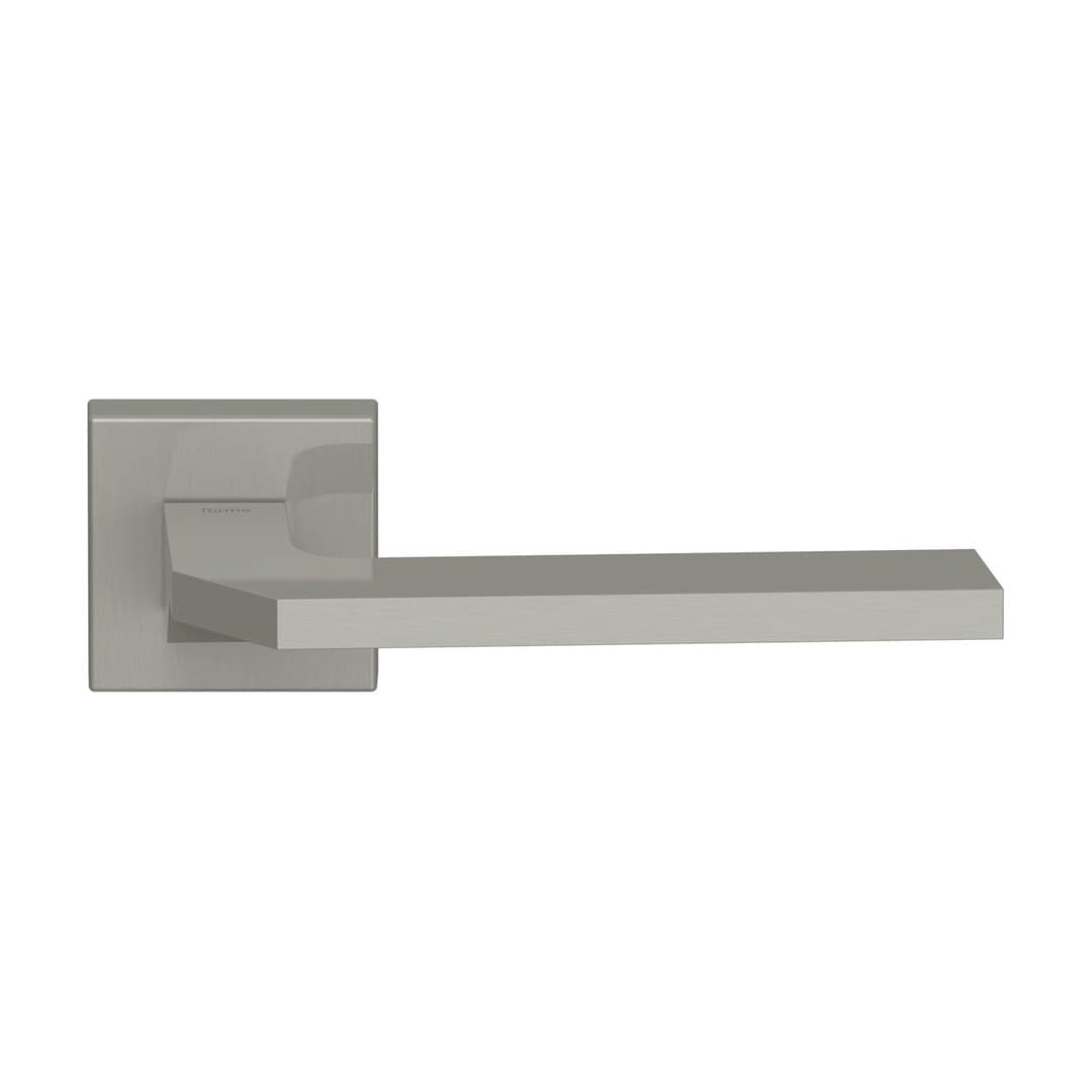 Forme Alice – Πόμολο Πόρτας Ροζέτα – Square rosette Fixa – Satin Nickel (A184-RFXQ0-N02)