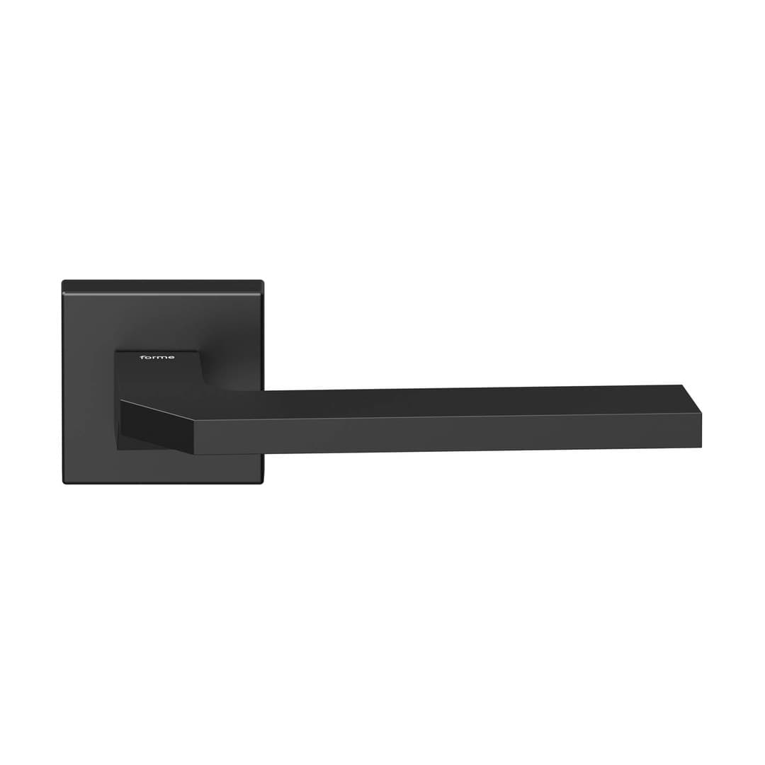 Forme Alice – Πόμολο Πόρτας Ροζέτα – Square rosette Fixa – Matt Black (A184-RFXQ0-N52)