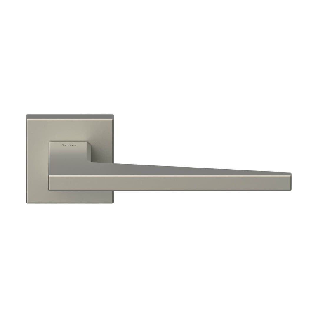 Forme Paola – Πόμολο Πόρτας Ροζέτα – Square rosette Fixa – Pearl Nickel (A185-RFXQ0-N16)