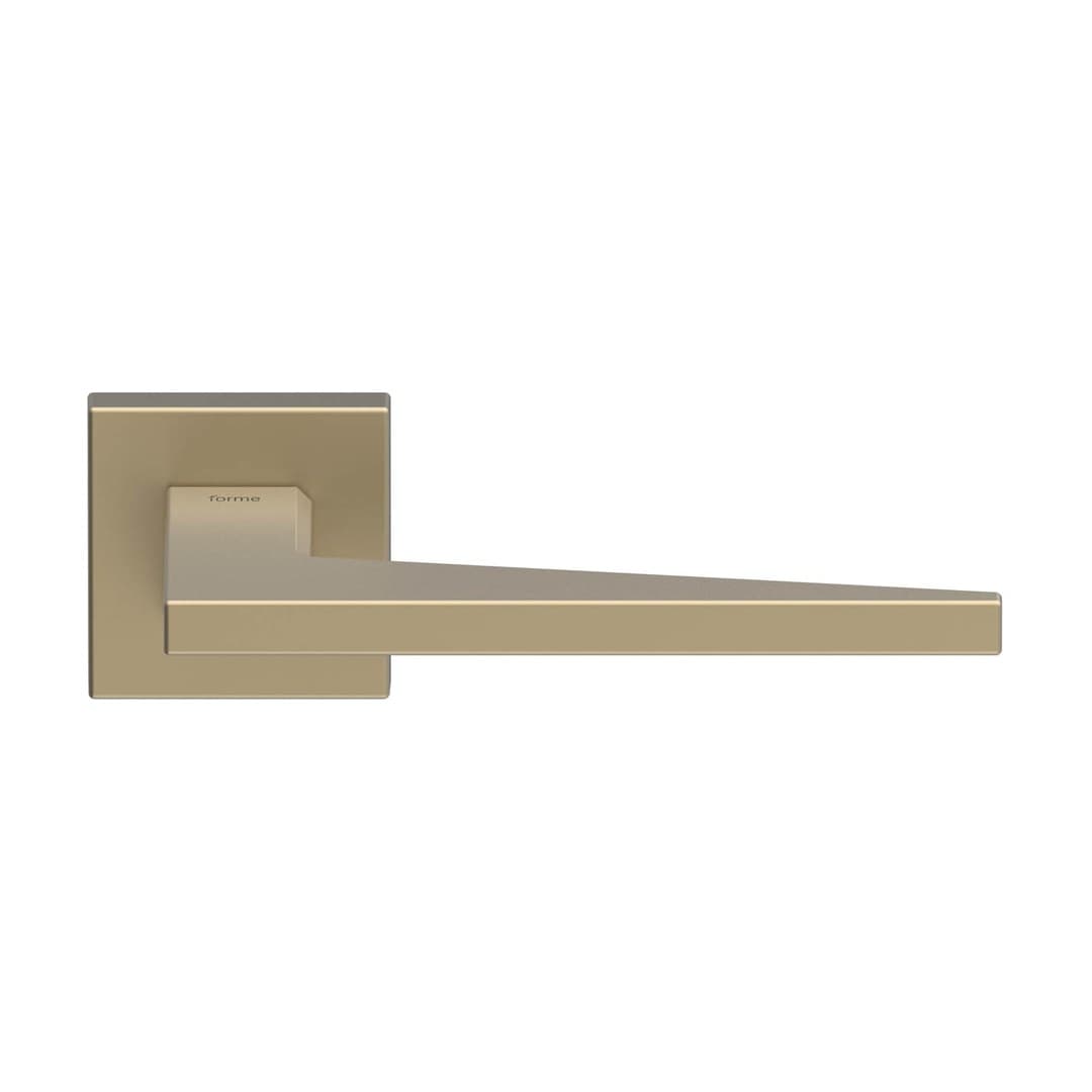 Forme Paola – Πόμολο Πόρτας Ροζέτα – Square rosette Fixa – Brassed Satin Matt (A185-RFXQ0-S02)