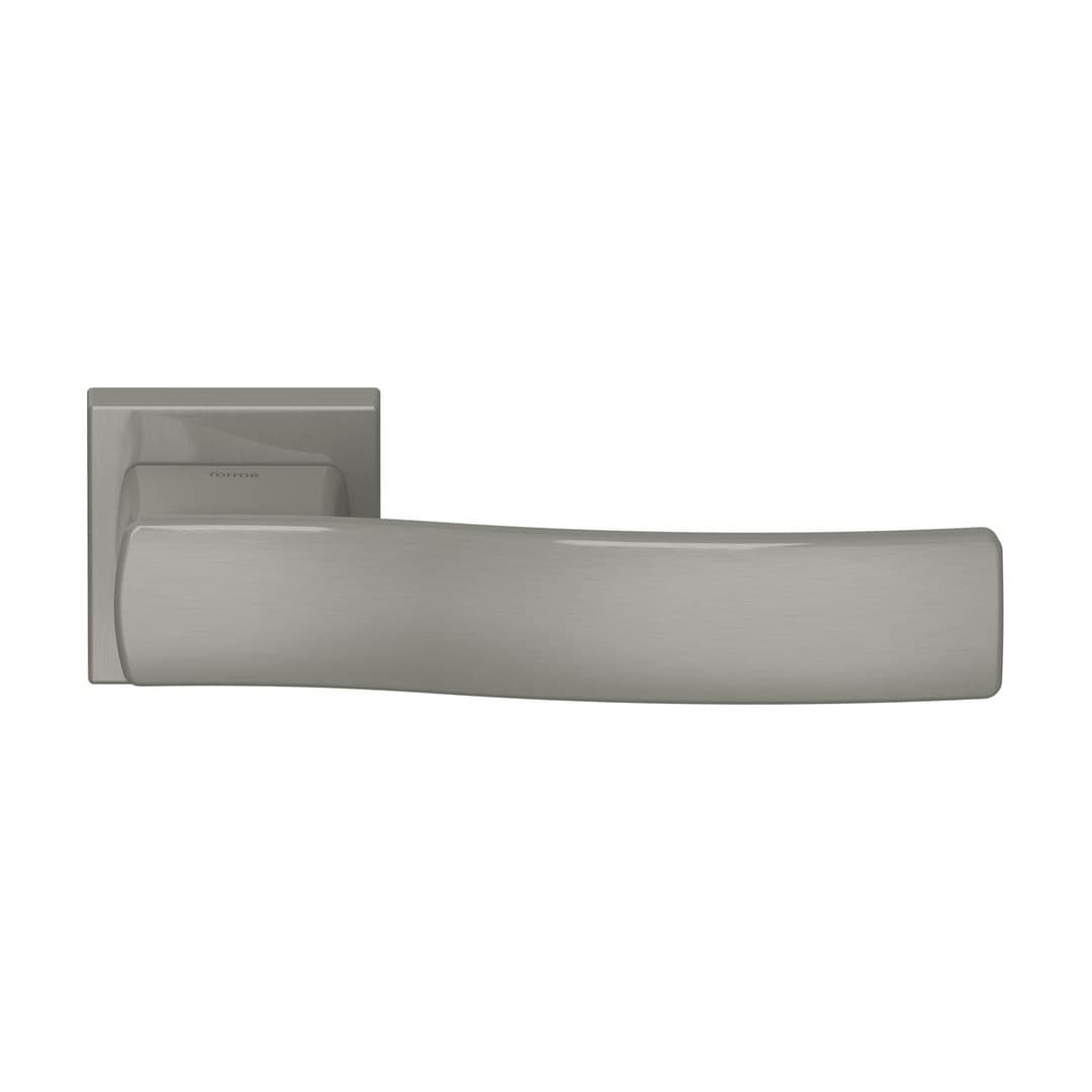 Forme Vanessa – Πόμολο Πόρτας Ροζέτα – Square rosette Fixa – Satin Nickel (A201-RFXQ0-N02)