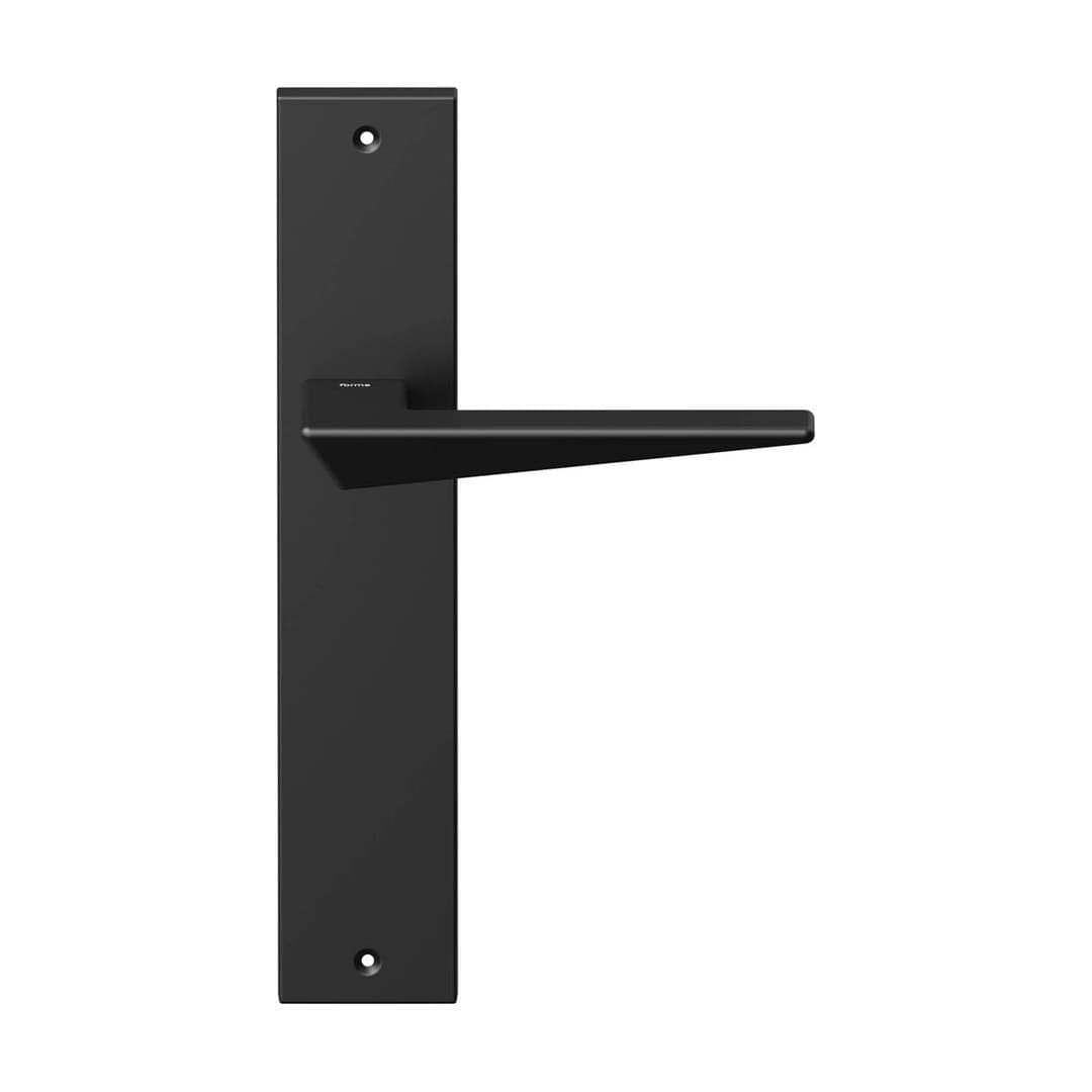 Forme Naxos – Πόμολο Πόρτας Πλάκα – Asti plate – Matt Black (A215-P06C-N52)